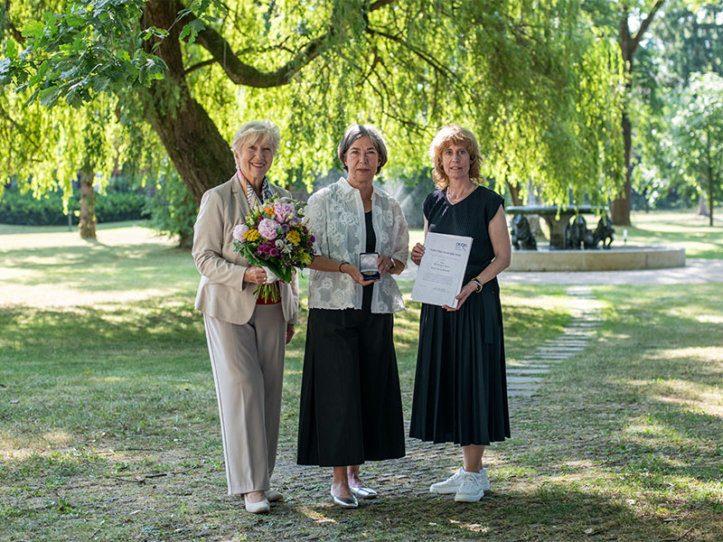 Verleihung der Walter Cyran-Medaille an Frau Dr. Susanne Keitel